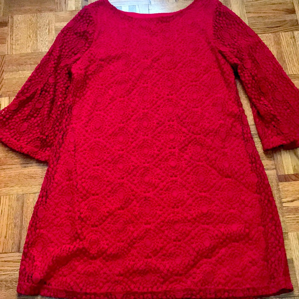 Lace Red Dress
